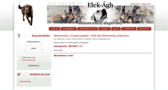 Desktop Screenshot of elek-agh.hu