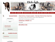 Tablet Screenshot of elek-agh.hu